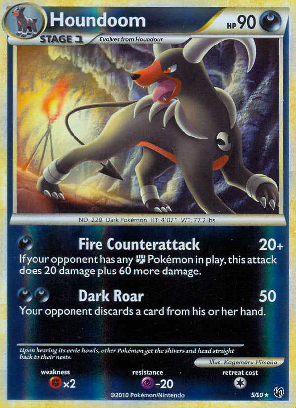 Undaunted Houndoom #5/90 reverse holo